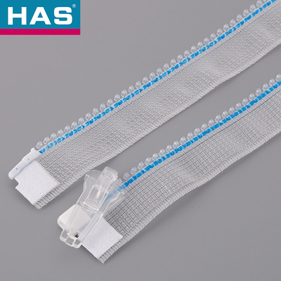 HAS #5 Transparent Plastic Slider Zippers For Apparel Or Bags
