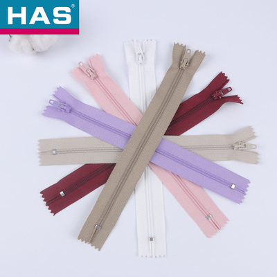 HAS #5 Multicolor Durable Zippers For Fashion Apparel And Accessories
