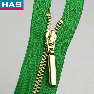 #3 Metal Brass Open Ended Custom Metal Zipper For Jackets Or Bags