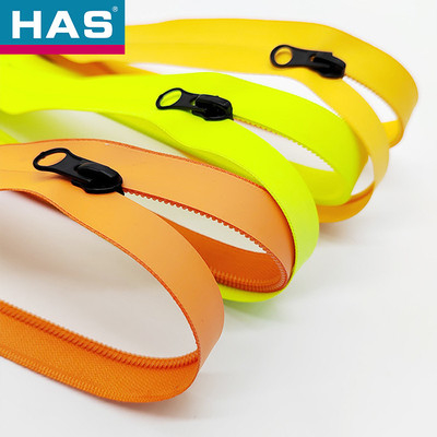 Auto Lock #7 Waterproof Zipper Orange / Yellow Waterproof Zipper