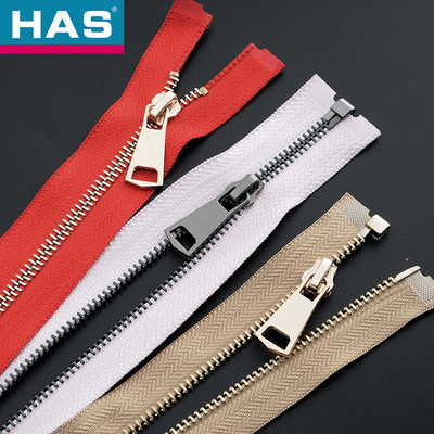 #5 Brown Garment Zippers 2 Way Separating Zipper Customizable