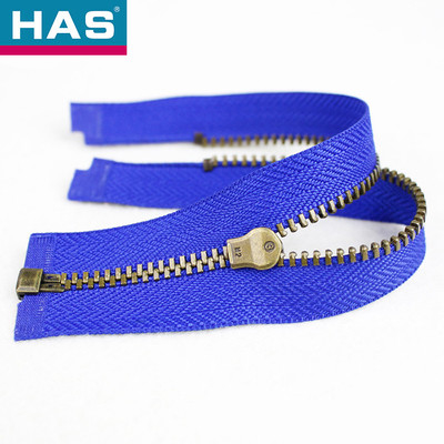 #3 #5 Blue Metal Zippers 2 Way Jacket Zippers For Clothing Accessories