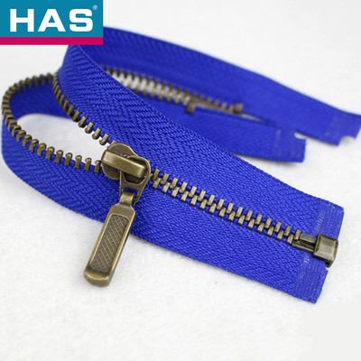 #3 #5 Blue Metal Zippers 2 Way Jacket Zippers For Clothing Accessories