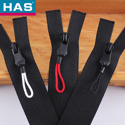 12 Inch Nylon Zippers Auto Lock Water Resistant Nylon Zip Closed End