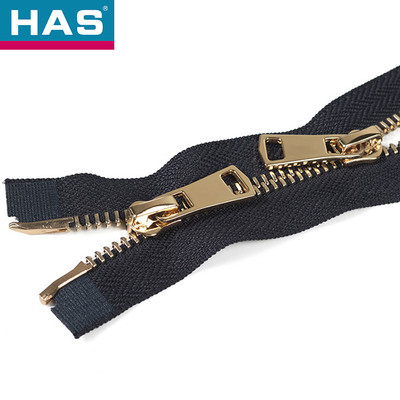Garment Metal Zippers Durable Clothing Zippers corn Teeth Perfect Style