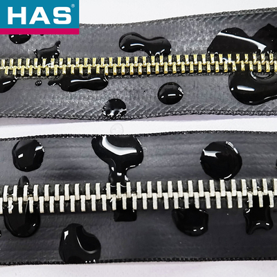 Waterproof Metal Zippers Auto Lock Versatile Zippers For Bags