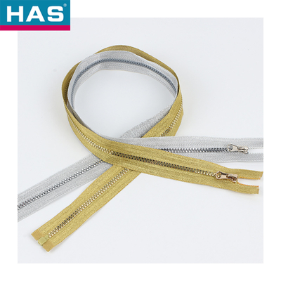 #5 Resin Open-end Zipper with Alloy Slider for Luggage or Outerwear