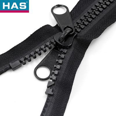 #10 Vislon Zipper with Open-end and double-sided for tent or sleeping bag