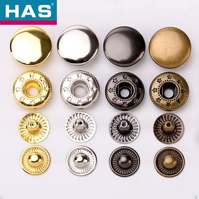 Zinc Alloy Press Stud Button Magnetic Snap Fastener Button 18mm