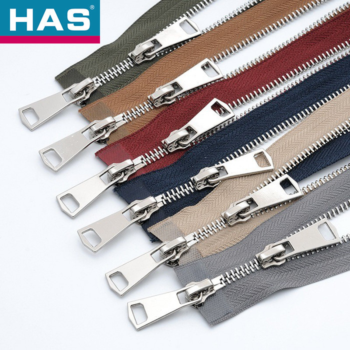 #7 Double Slider Zipper 2 Way Separating Zipper 24 Inch for Garment