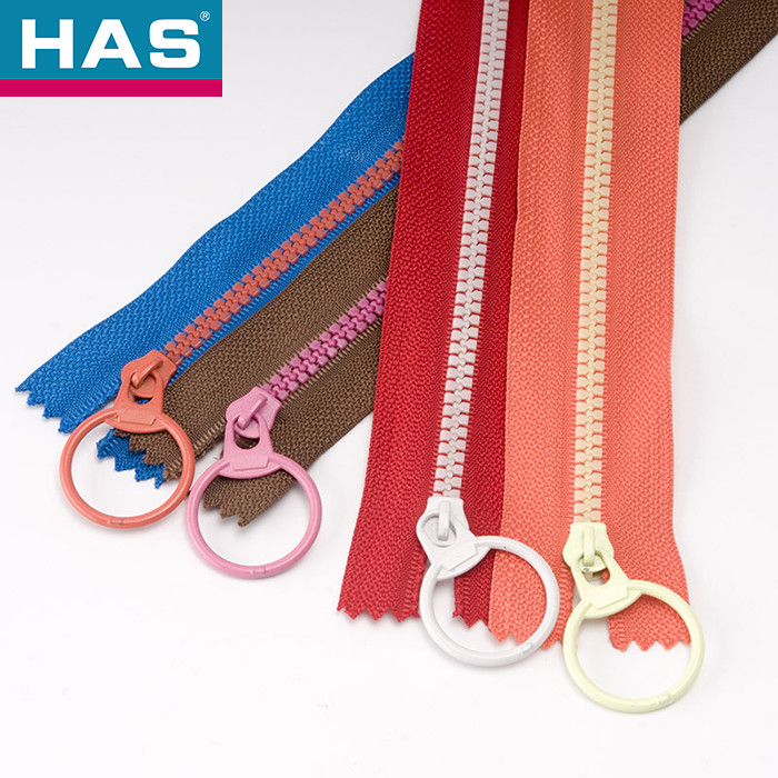 Resin Handmade Zipper Nickel Free #10 Plastic Zipper Two Way