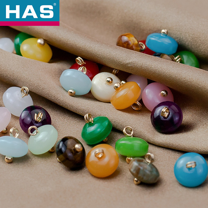 Round Plastic Buttons 10mm Craft Buttons Durable With Plain Material Type