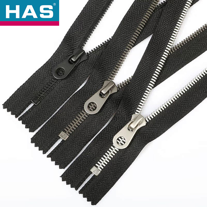 #5 Metal Teeth Zipper Closed end / open end Silver Teeth Zipper