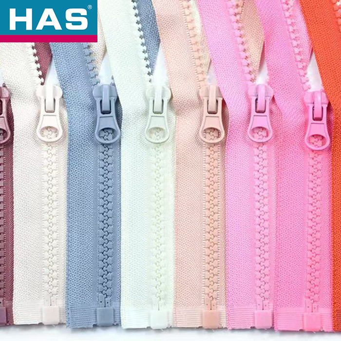 Durable Plastic Zippers Invisible Open End Nylon Zipper #5 For Home Textiles