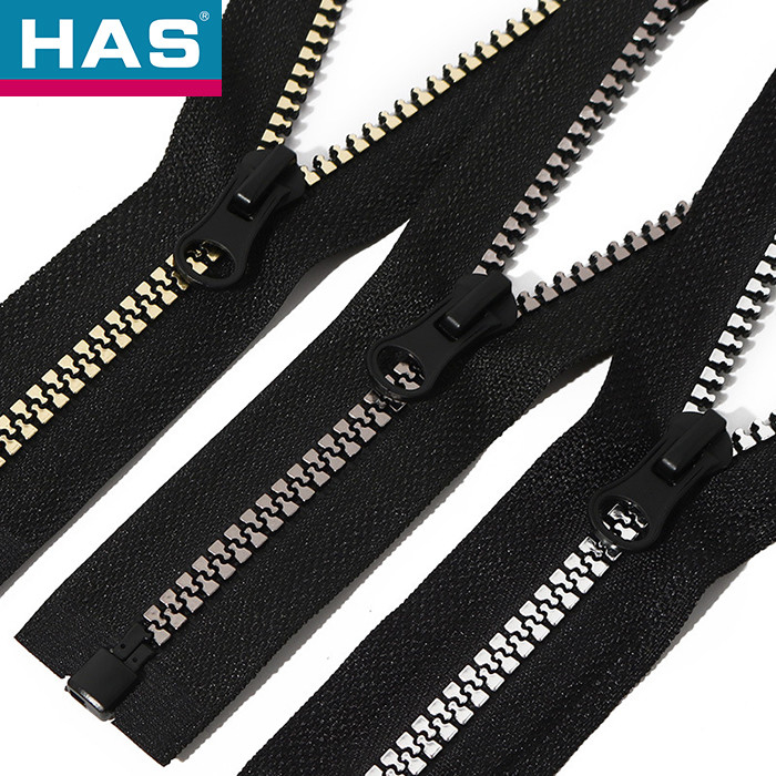 Corn Teeth Plastic Zippers #3 #5 #8 #10 Black Plastic Zip For Long Lasting Bags