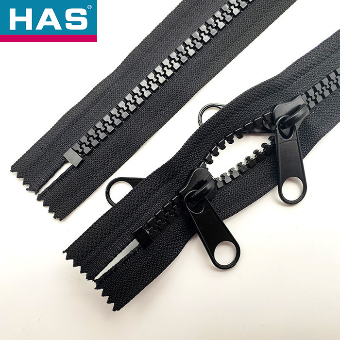 Plastic Lightweight Zippers Two Way Sturdy Zippers #3 #5 #8 #10