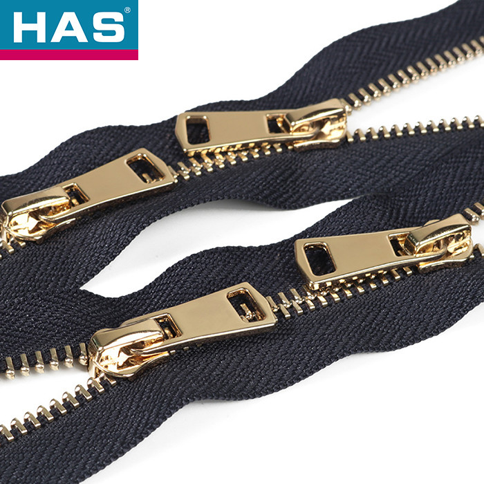 Garment Metal Zippers Durable Clothing Zippers corn Teeth Perfect Style