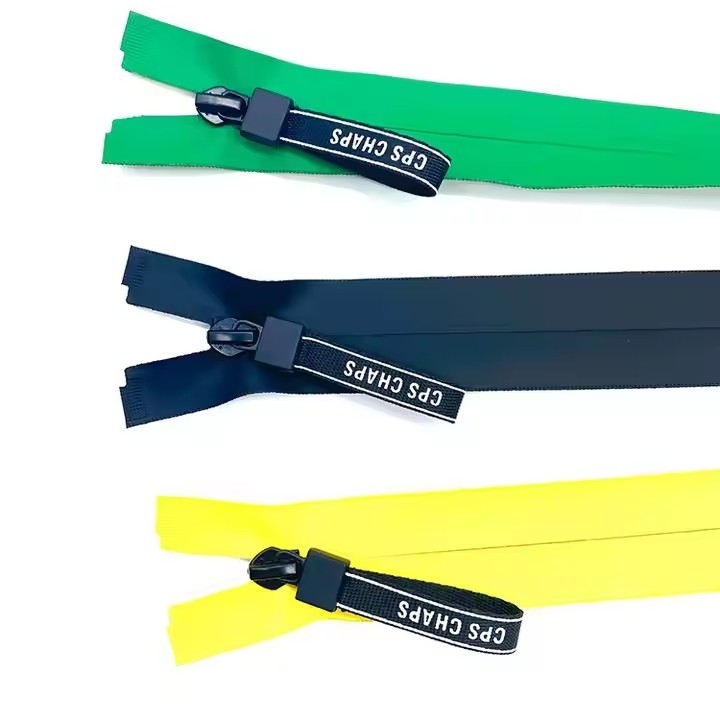 Custom Logo And Length PU Zipper Zips For Water-resistant Open End Zipper