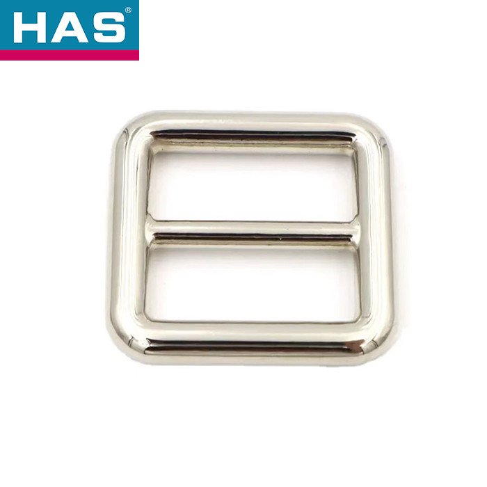 Handbag Accessories Round Metal Slide Adjuster 32 MM Nickel Metal Tri Glide Buckle for Bags