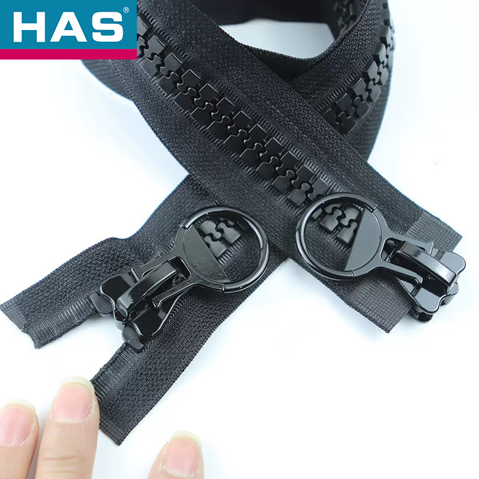 #15 Plastic Puller Nylon Zippers For Effortless Opening Closing