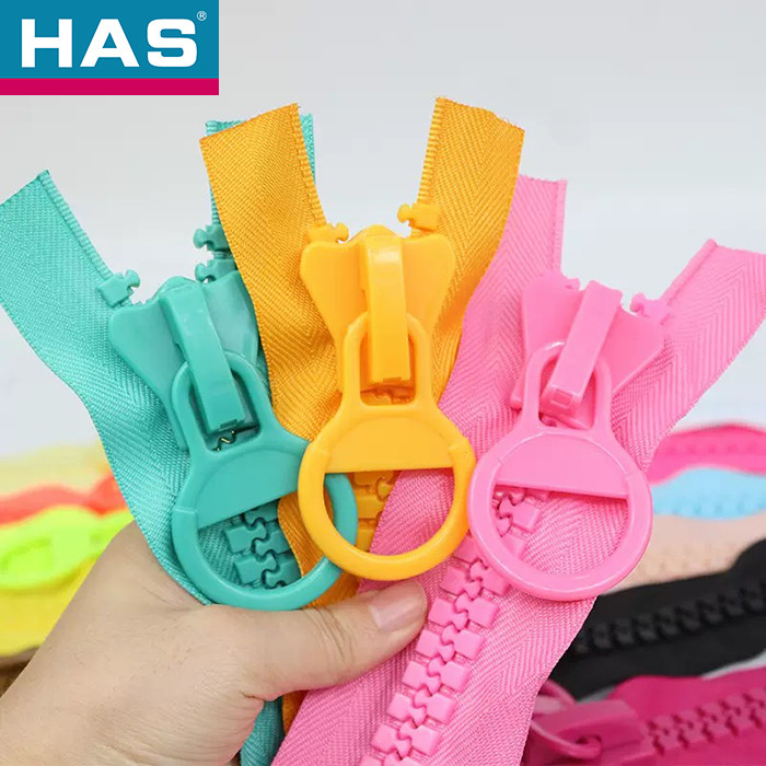 20# Giant Teeth Plastic Zipper Open End Big Zipper For Jackets Or Bag