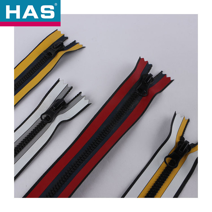 #5 Corn Gun Tooth Waterproof Striped Resin Zipper For Clothing Or Bags