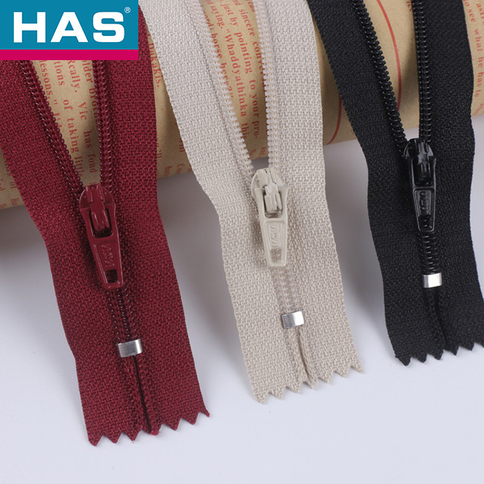 HAS #5 Multicolor Durable Zippers For Fashion Apparel And Accessories