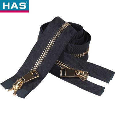 Y-Tooth Double Headed Lock Metal Zipper For Clothing Luggage 5 Durable Stylish