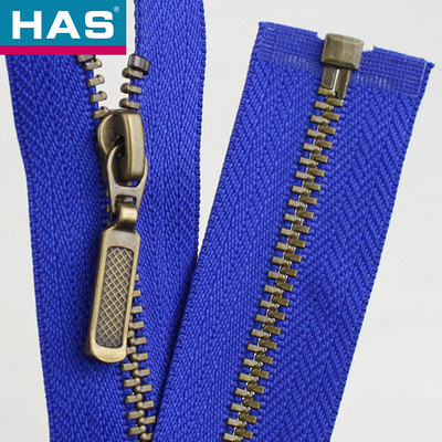 #3 #5 Blue Metal Zippers 2 Way Jacket Zippers For Clothing Accessories