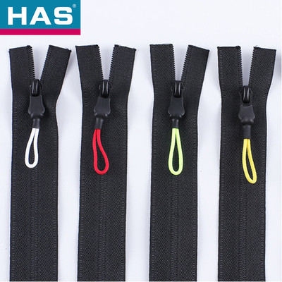 12 Inch Nylon Zippers Auto Lock Water Resistant Nylon Zip Closed End