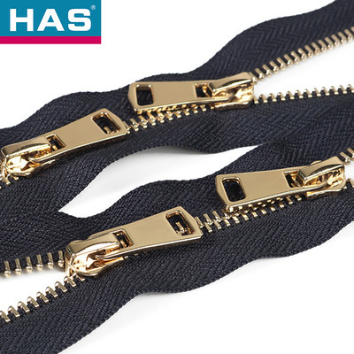Garment Metal Zippers Durable Clothing Zippers corn Teeth Perfect Style