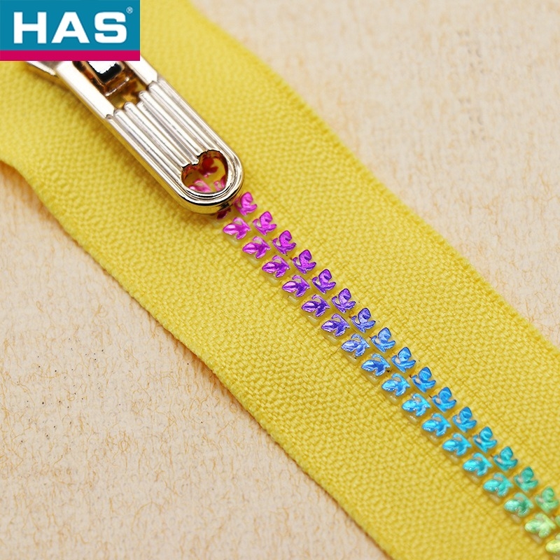 #3 #5 #8 Butterfly-Tooth Coated Resin Zipper For Clothing Or Luggage