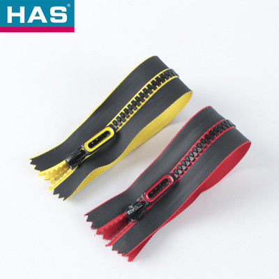 Jackets Essential Waterproof 5 Plastic Zippers With Metal Puller And Adhesive Triangular Teeth