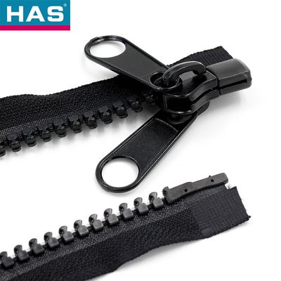 #10 Vislon Zipper with Open-end and double-sided for tent or sleeping bag